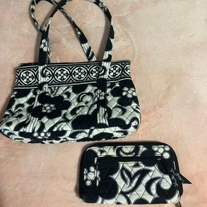 Vera Bradley small purse and matching wallet